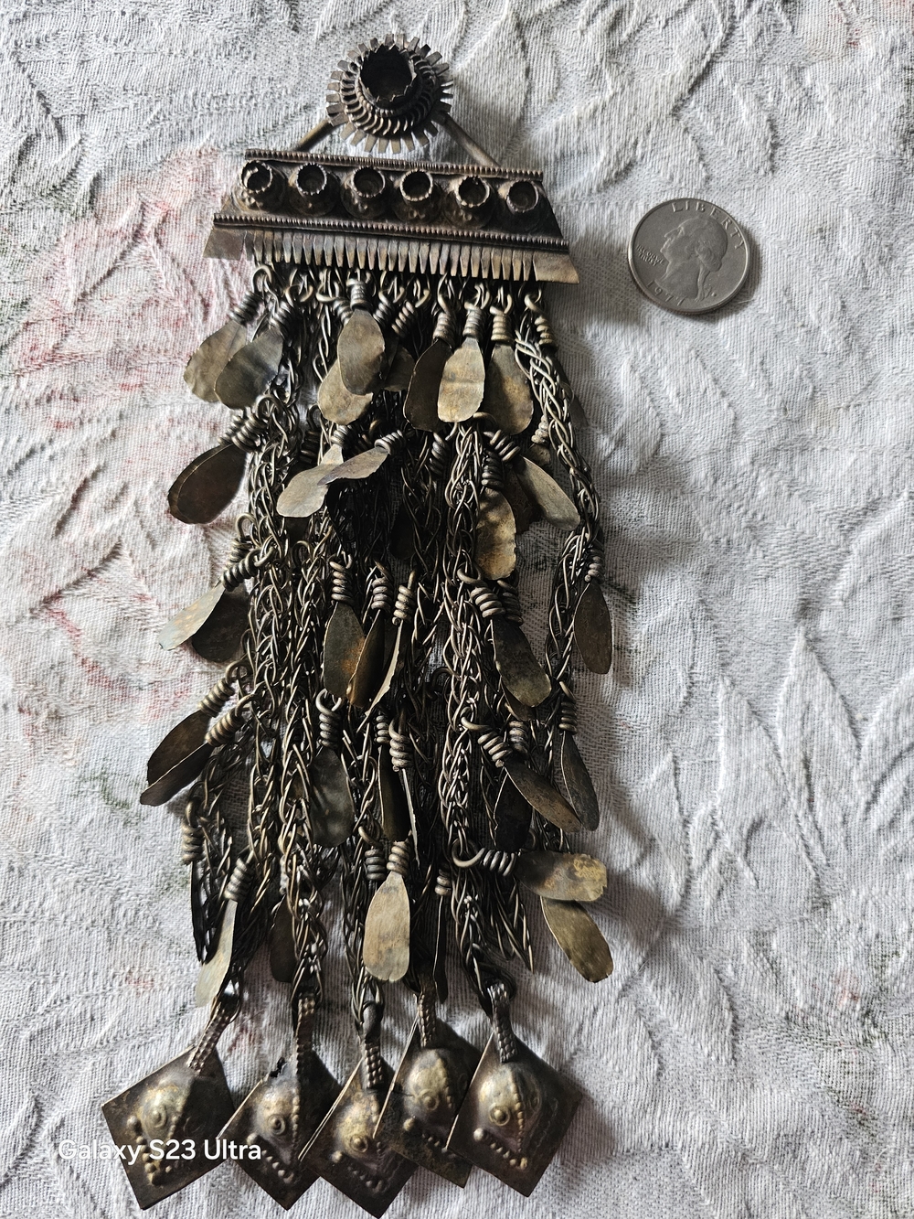 Vintage Turquish Brass Pendant